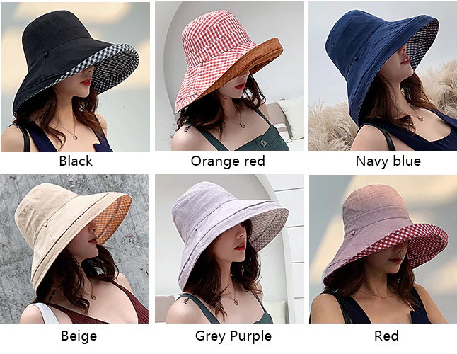 Elegant Women Summer Double-sided Sun Hat