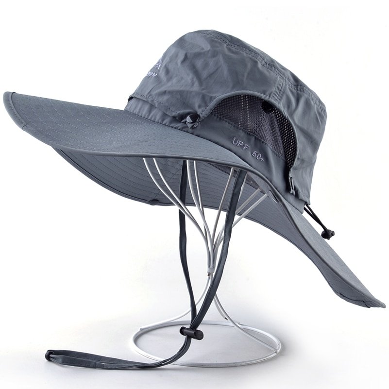 Elegant Unisex Wide Brim AntiUV Bucket Hat